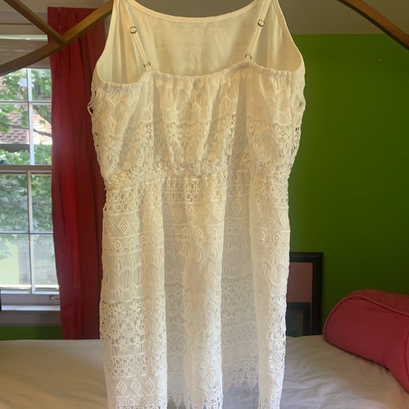 White woven tank dress - Picture 5 of 7